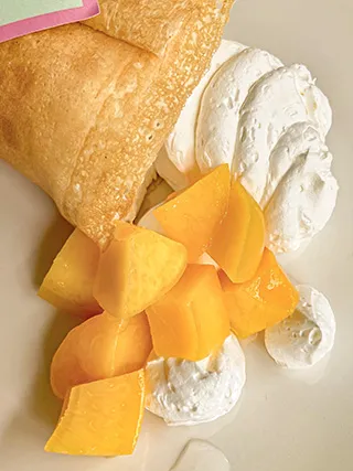 ピーチ＆クリーム