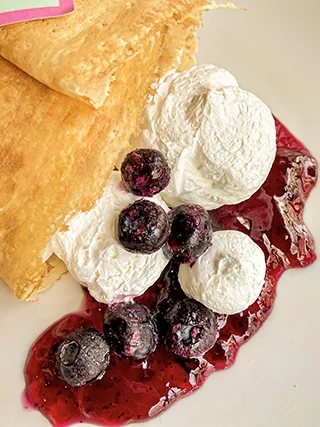 ブルーベリー＆クリーム