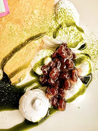 抹茶あずき＆クリーム