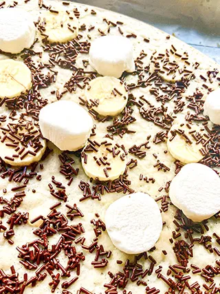 バナナチョコマシュマロ